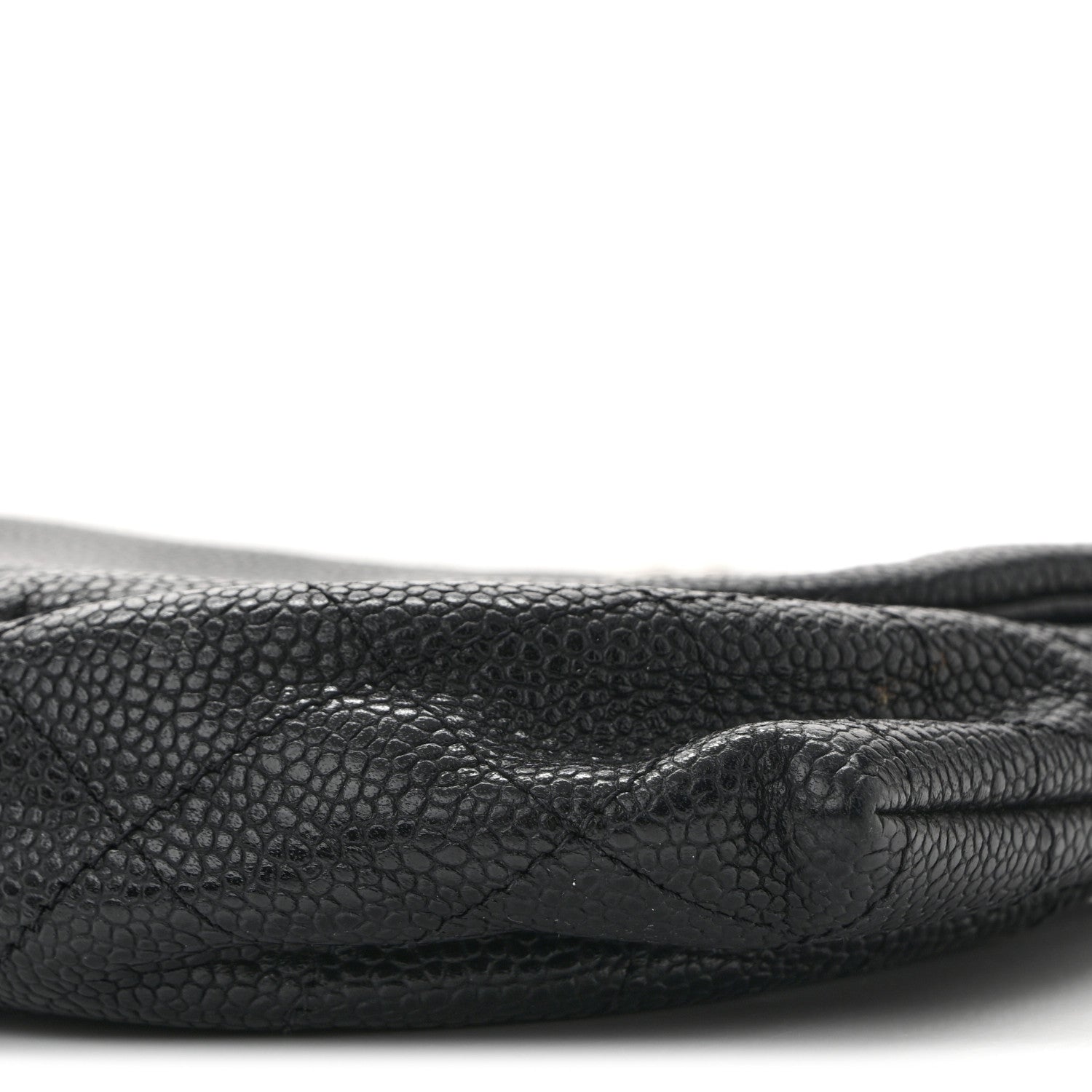 Chanel Caviar Half Moon Wallet On Chain WOC Black 12 of 14
