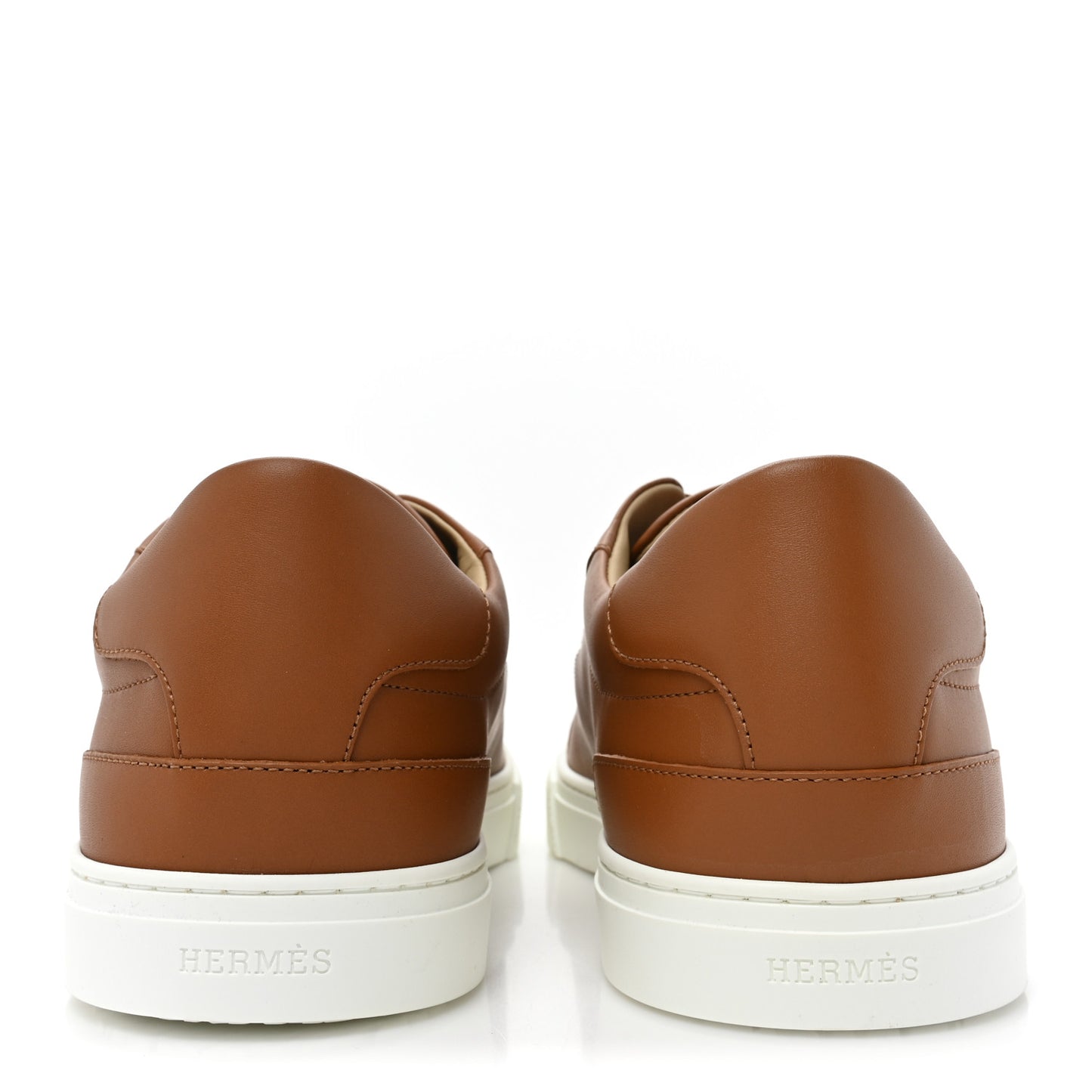 Calfskin Mens Day Sneakers 44 Naturel