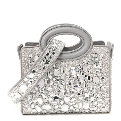 Valentino Garavani Crystal Mini Le Troisieme Shopping Bag Grey 1 of 10