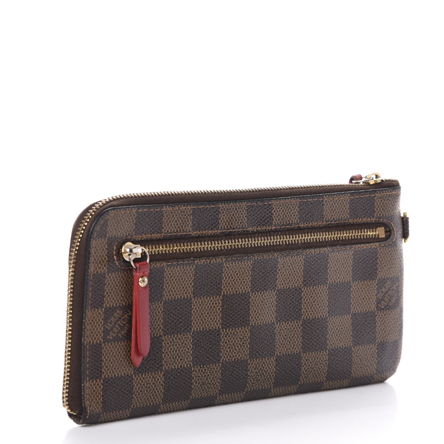 Louis Vuitton Damier Ebene Complice Trunks and Bags Wallet Red 2 of 5