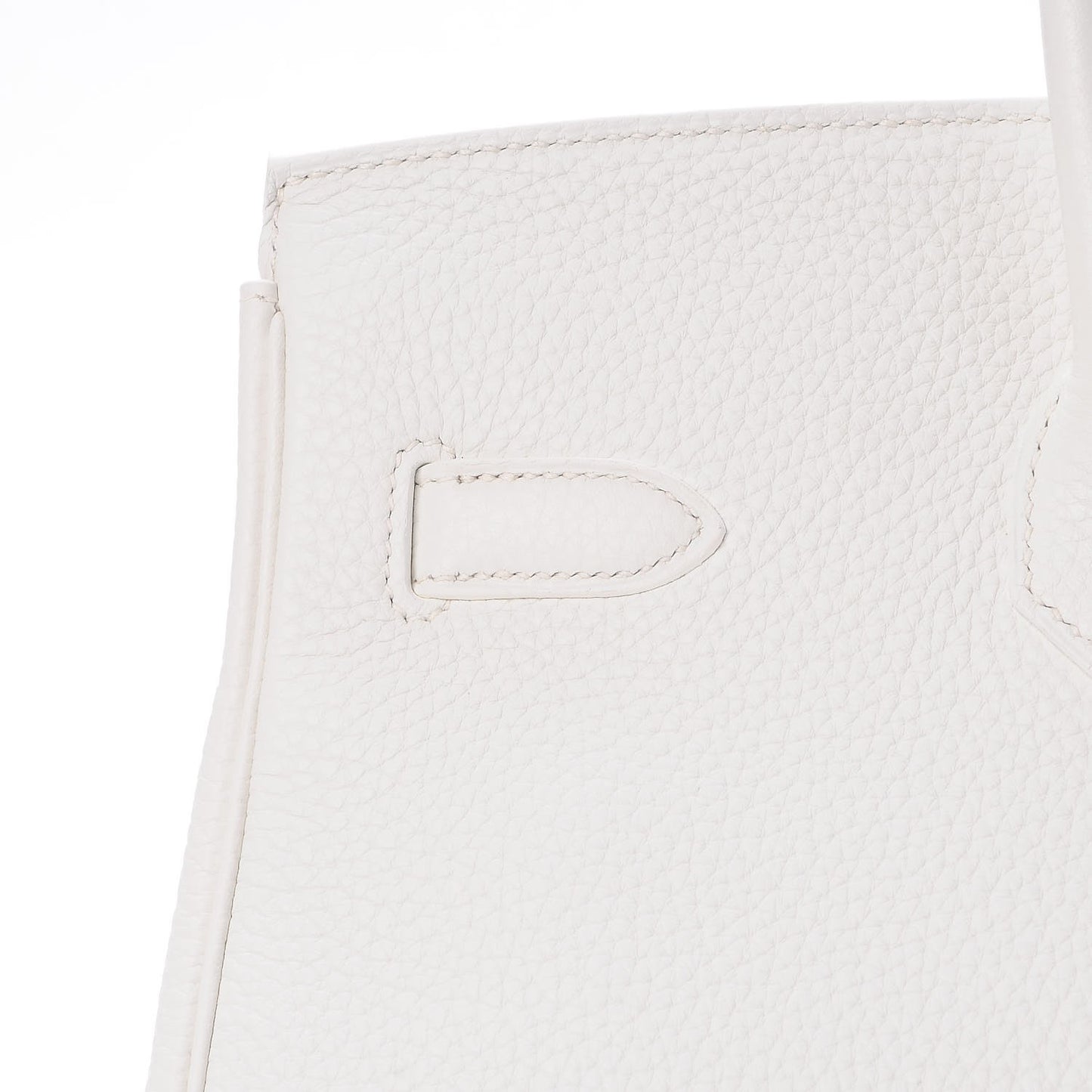 Taurillon Clemence Birkin 35 White