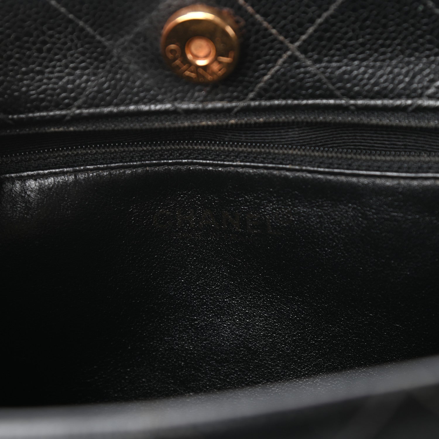 Chanel Caviar Quilted Shopper Tote Black 6 of 13
