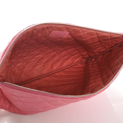 Chanel Caviar Quilted Large Cosmetic Case Rose Pink 5 of 8