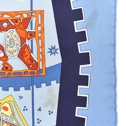 Hermes Silk La Mecanique Des Idees Scarf 90 6 of 6