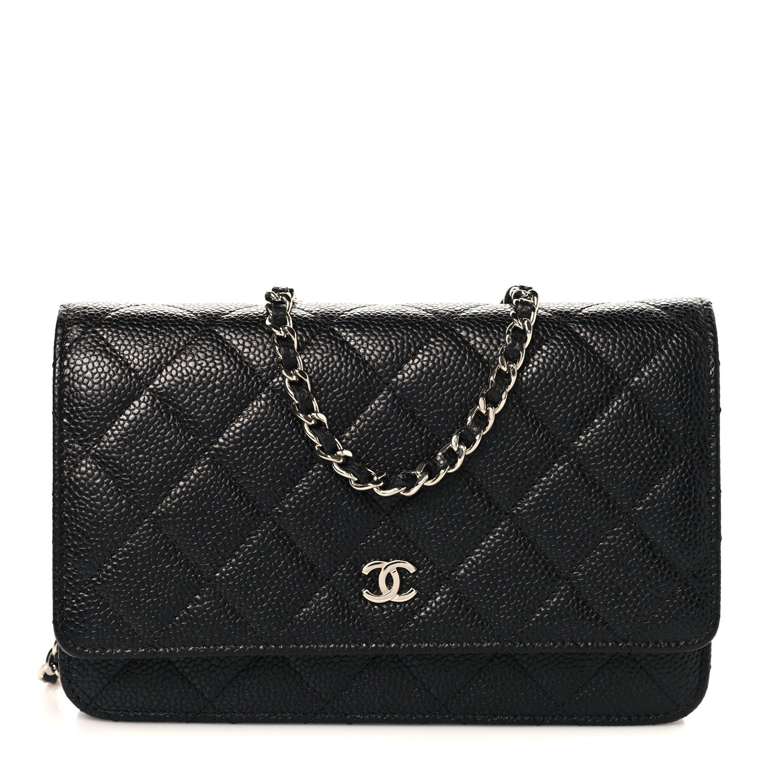 Chanel Caviar Quilted Wallet on Chain WOC Black 1 of 11