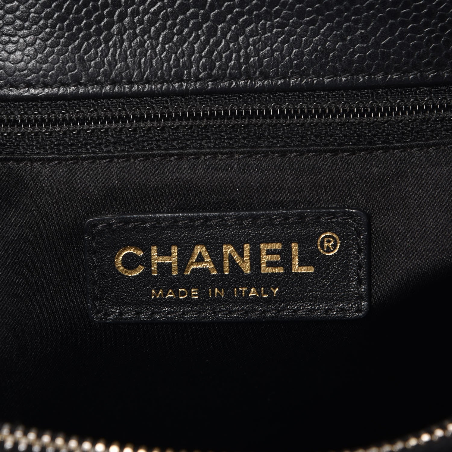 Chanel Caviar Quilted Grand Shopping Tote GST Black 6 of 7