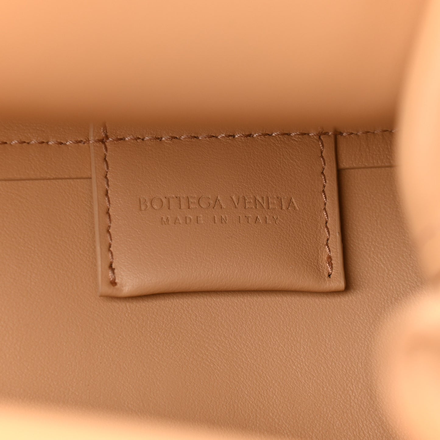 Calfskin Medium The Point Triangle Bag Almond