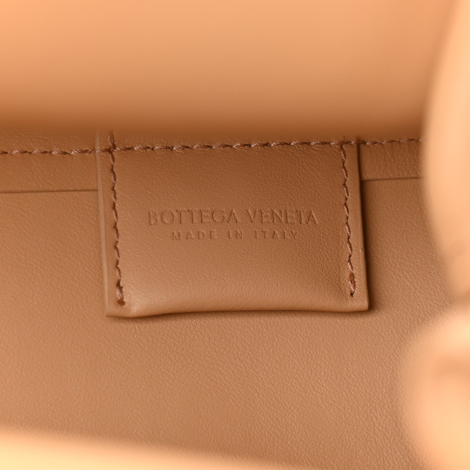 Bottega Veneta Calfskin Medium The Point Triangle Bag Almond 6 of 8