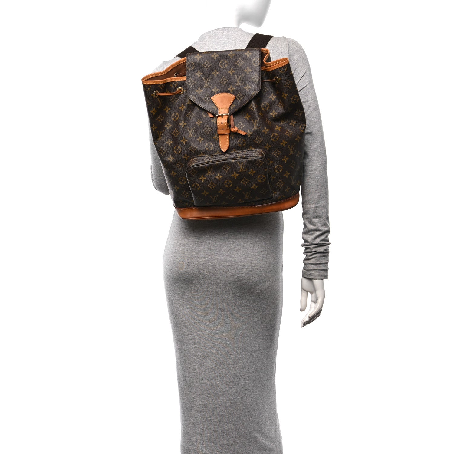 Louis Vuitton Monogram Montsouris GM Backpack 2 of 9