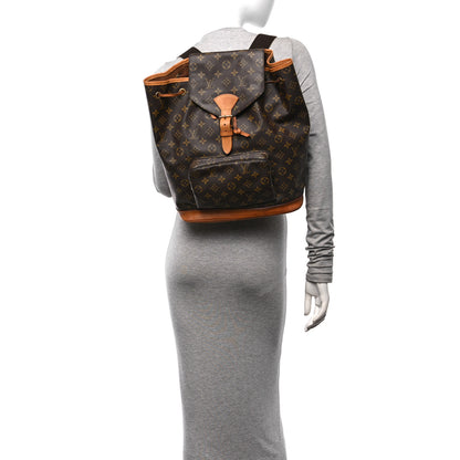 Louis Vuitton Monogram Montsouris GM Backpack 2 of 9