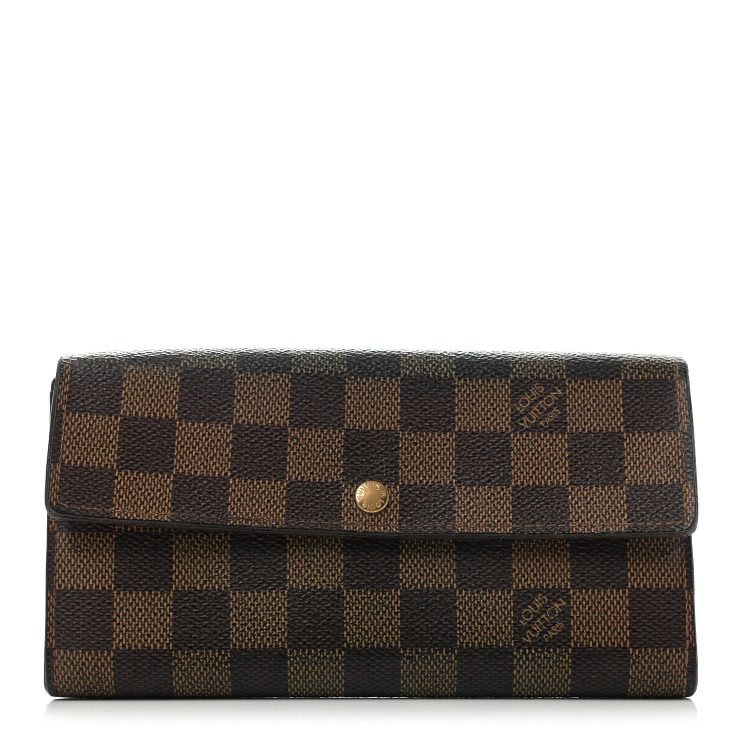 Louis Vuitton Damier Ebene Sarah Wallet 1 of 11
