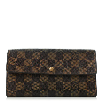 Louis Vuitton Damier Ebene Sarah Wallet 1 of 11