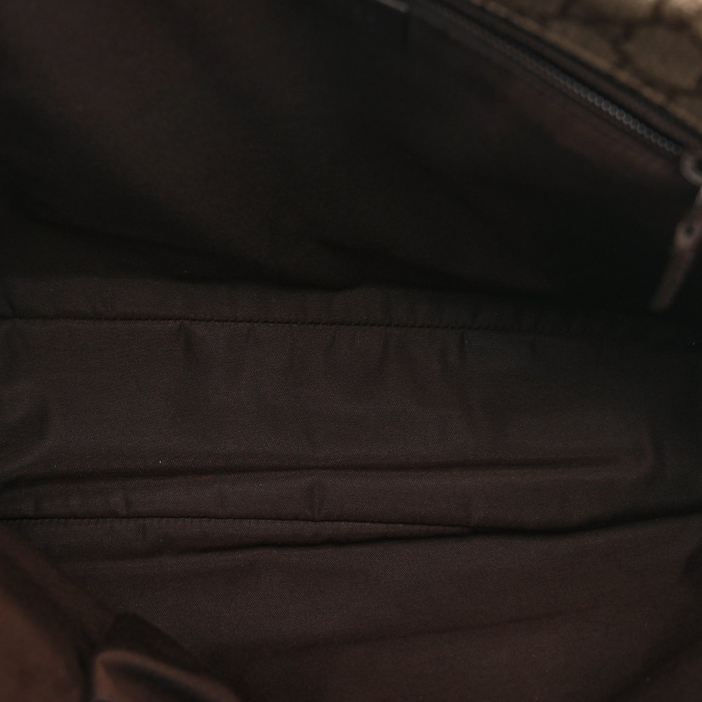 GG Plus Monogram Web Large Flap Messenger Bag Beige Dark Brown