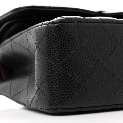 Chanel Caviar Quilted Small Double Flap Black 9 of 12