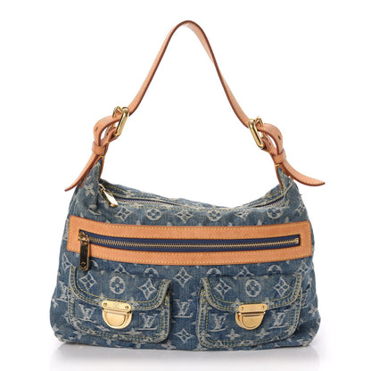Louis Vuitton Monogram Denim Baggy PM Blue 1 of 8