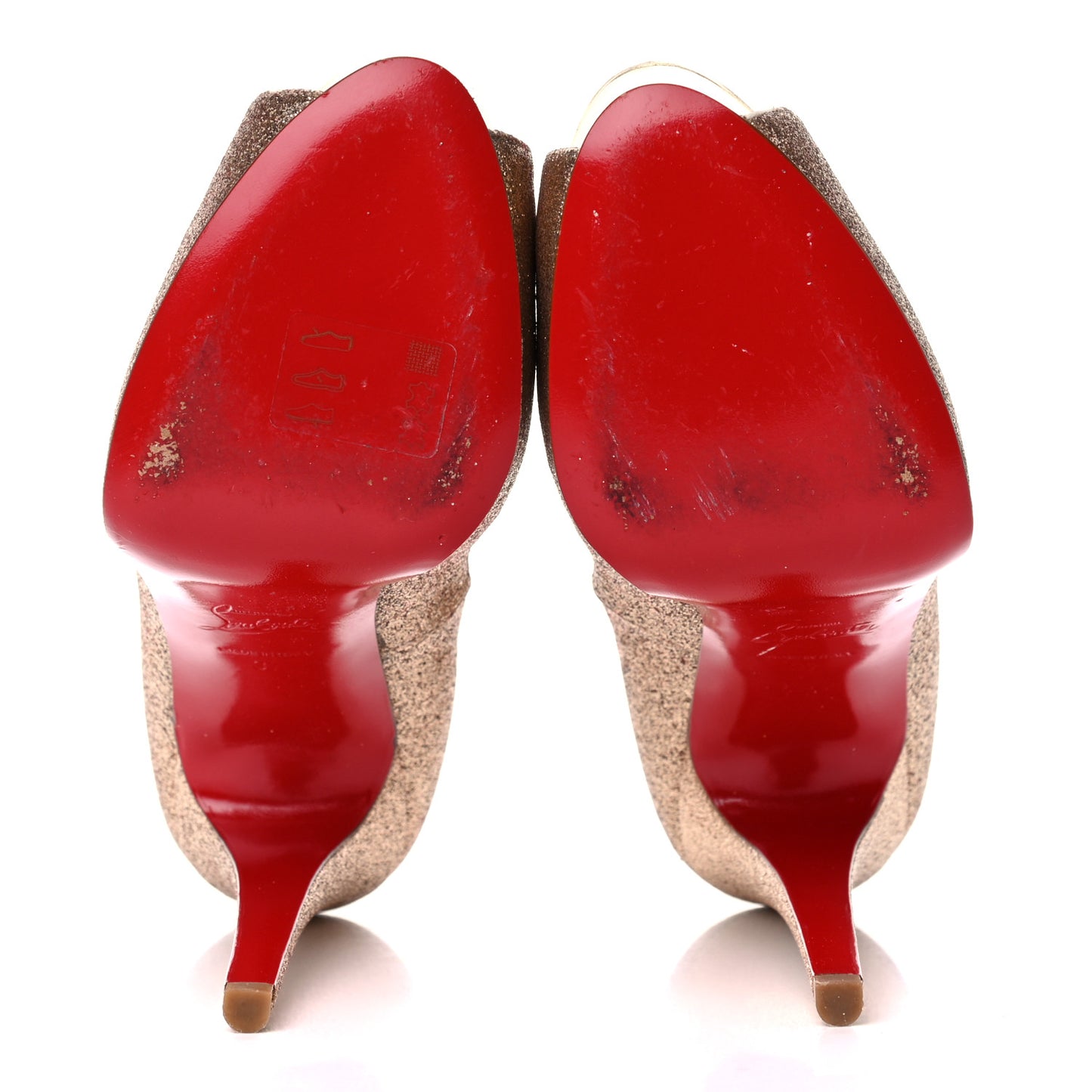 Glitter Vendome 120 Pumps 37 Gold