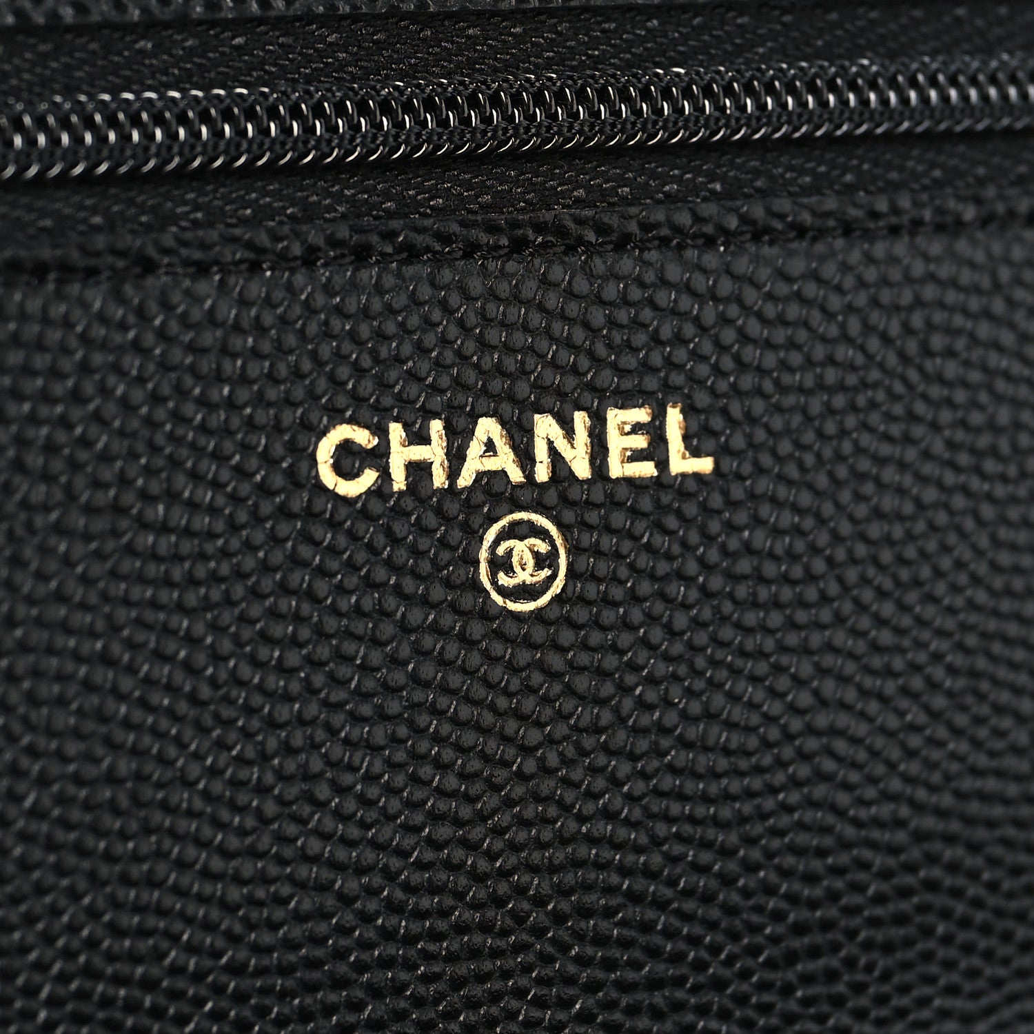 Chanel Caviar Quilted Enamel Coco Casino Wallet On Chain WOC Black 6 of 11