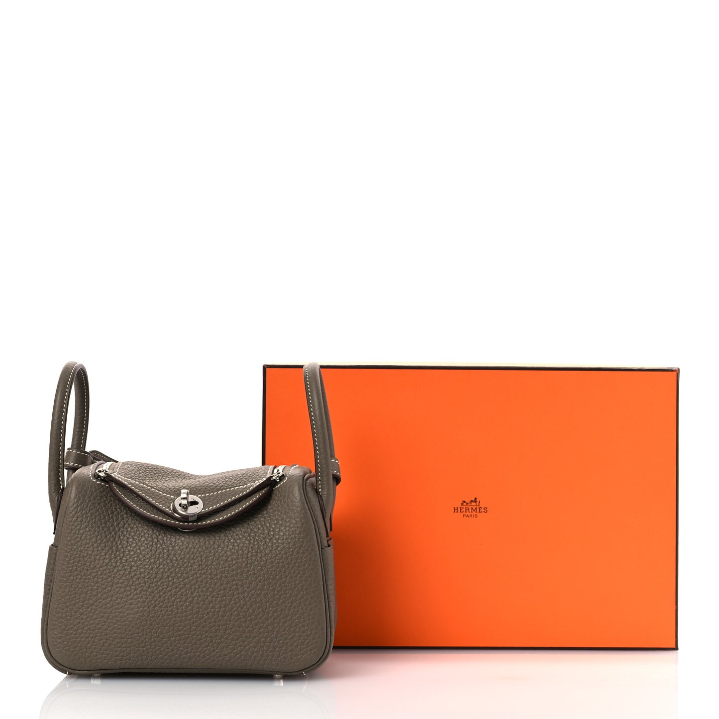 Taurillon Clemence Mini Lindy 20 Etoupe