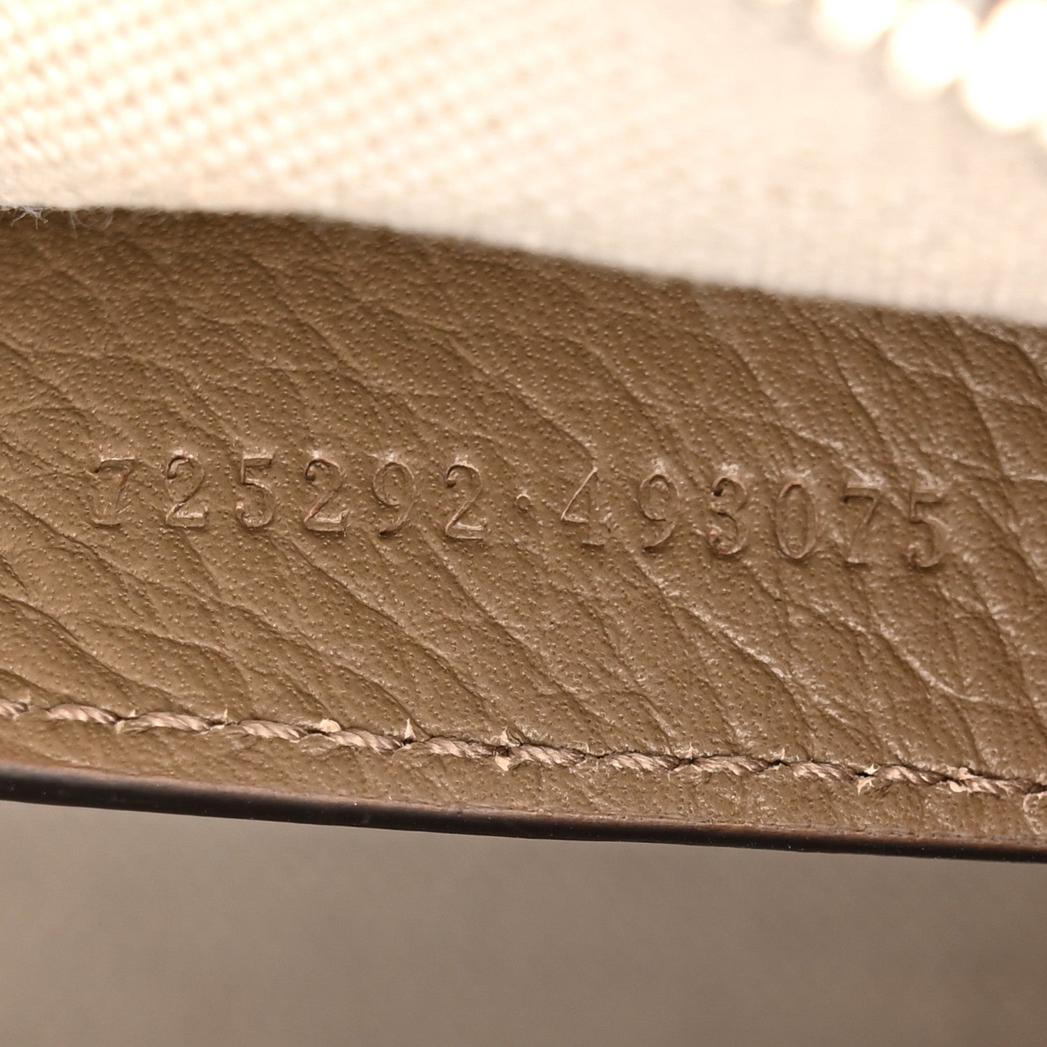 Gucci Piuma Calfskin Jumbo GG Embossed Mini Duffle Bag Good Taupe 7 of 12