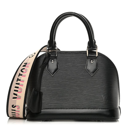 Louis Vuitton Epi Jacquard Alma BB Black 1 of 10