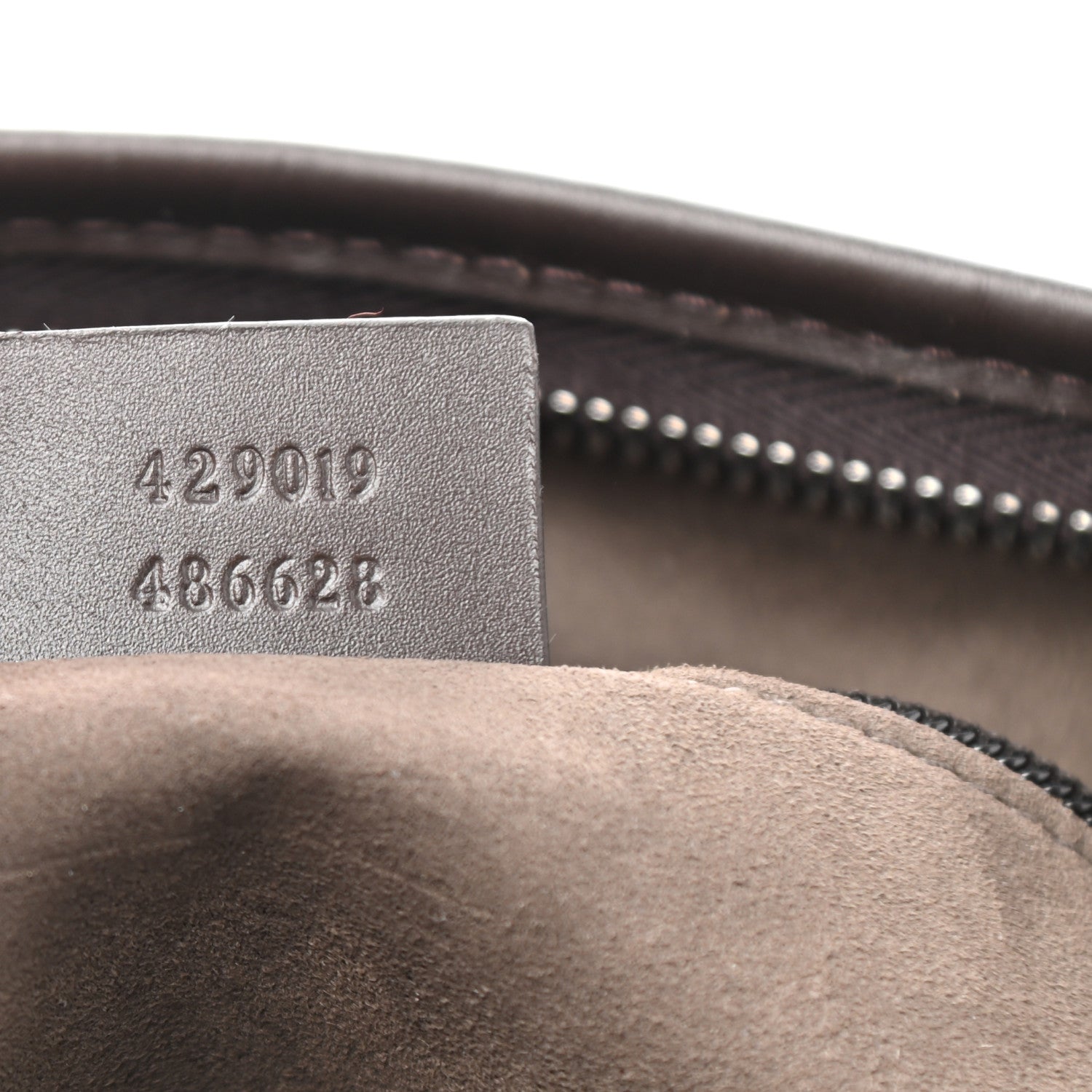 Gucci GG Supreme Monogram Small Zippered Tote Dark Brown 7 of 10