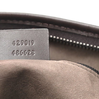 Gucci GG Supreme Monogram Small Zippered Tote Dark Brown 7 of 10
