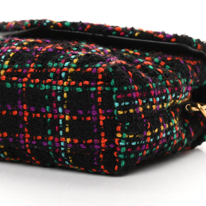Saint Laurent Tweed Toy Loulou Shoulder Bag Black 10 of 15