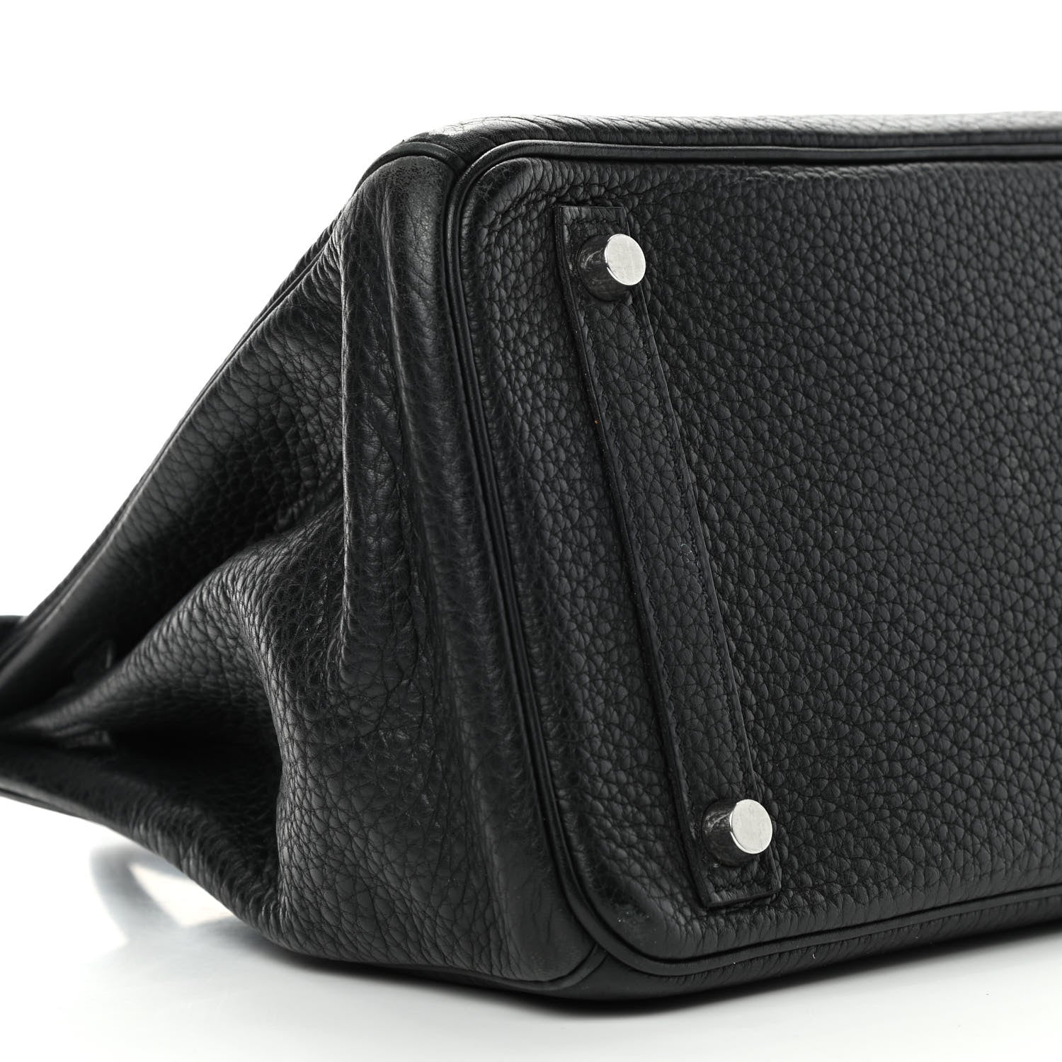 Hermes Taurillon Clemence Birkin 30 Black 8 of 12