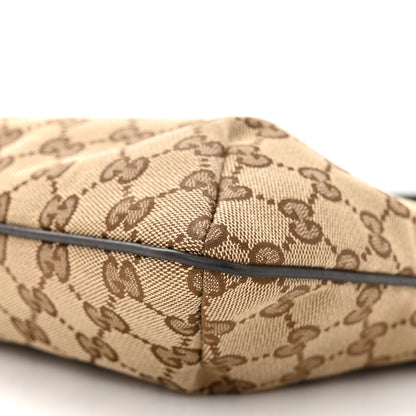 Gucci Monogram Web Small Flat Messenger Crossbody Dark Brown 10 of 10