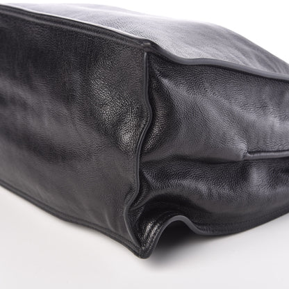 Prada Glace Calf Etiquette Shopping Bag Black Astrale 11 of 11