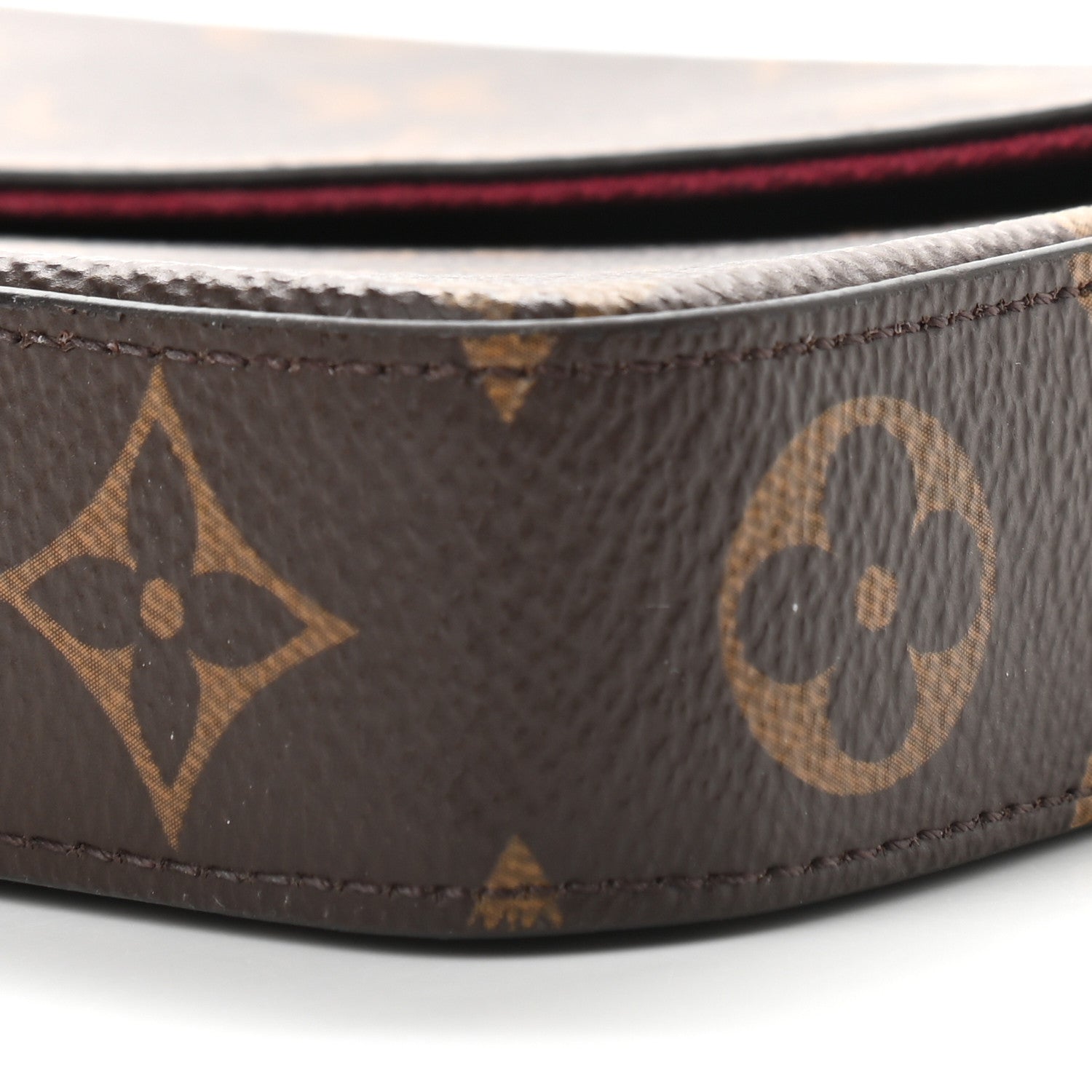 Louis Vuitton Monogram Pochette Felicie Chain Wallet Fuchsia 10 of 10