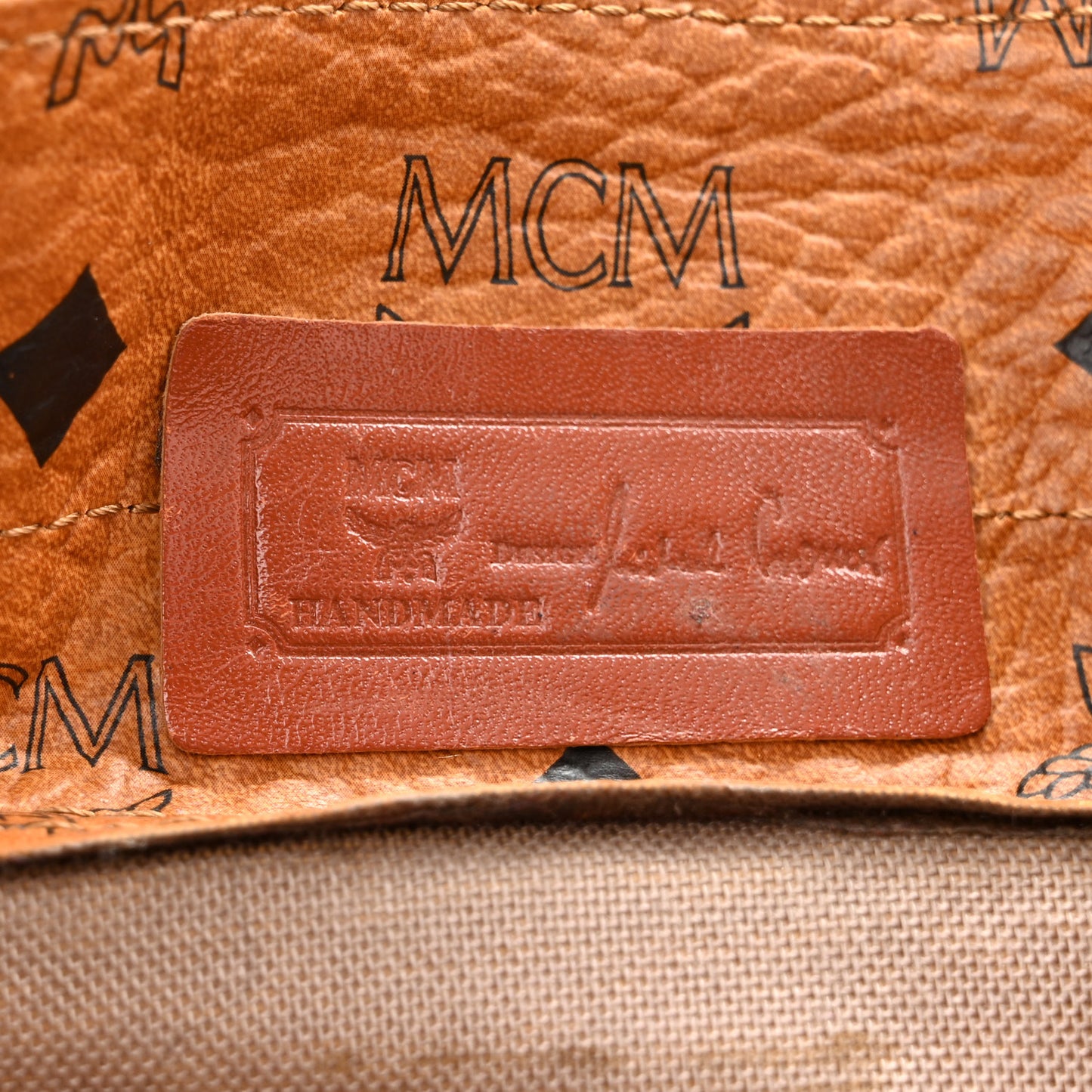 Visetos Drawstring Backpack Cognac
