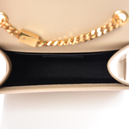 Saint Laurent Grain De Poudre Small Monogram Kate Satchel Nude Powder 5 of 8
