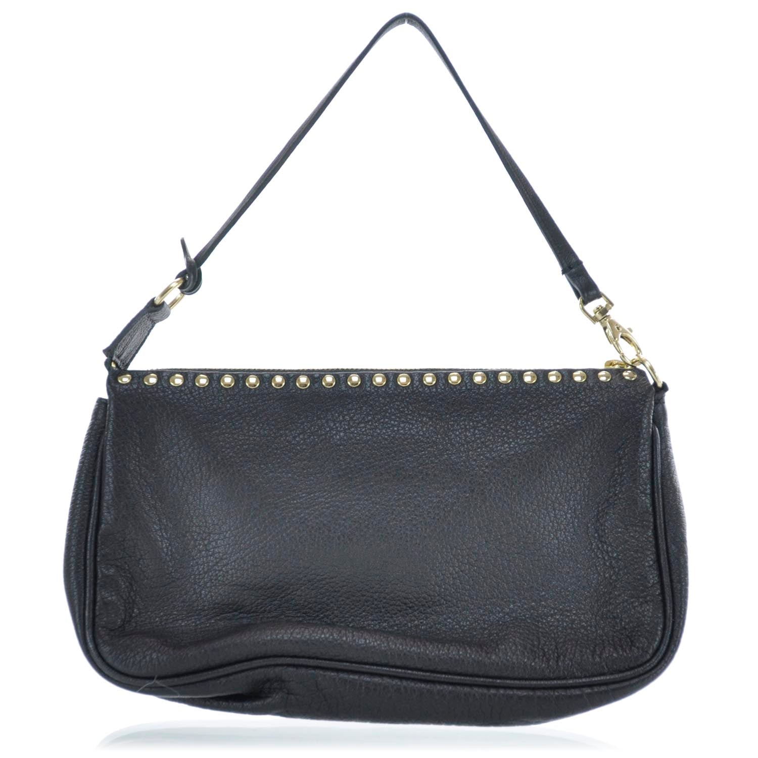 Jimmy Choo Leather Star Studded Clutch Black 3 of 8