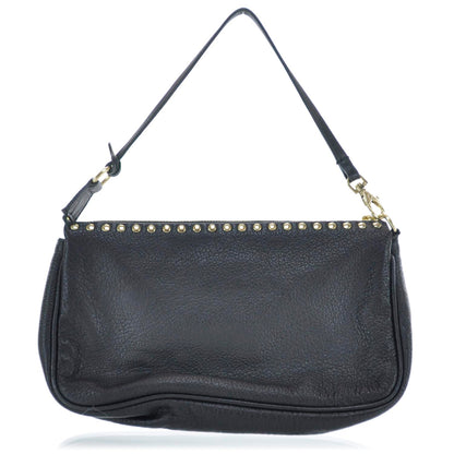 Jimmy Choo Leather Star Studded Clutch Black 3 of 8