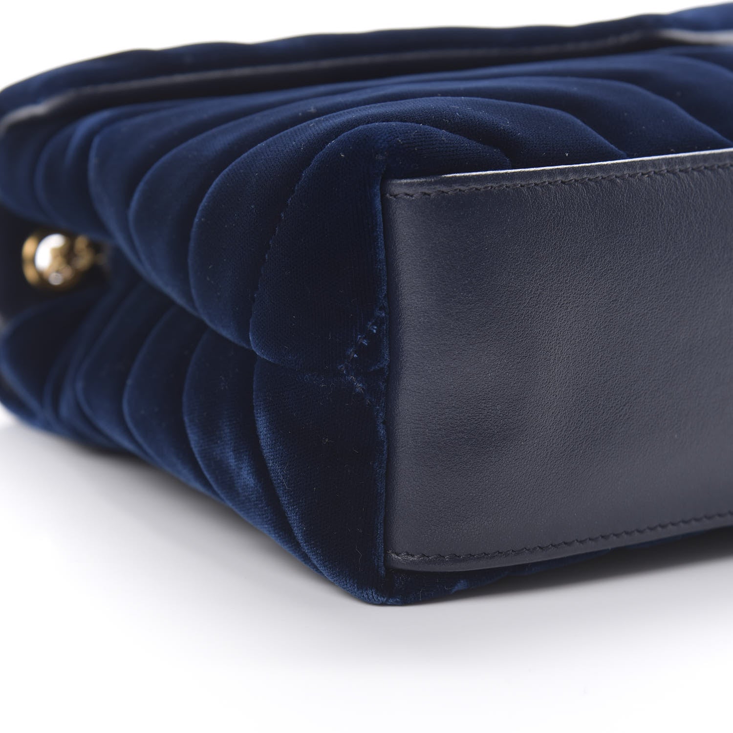 Saint Laurent Velvet Y Quilted Monogram Small Loulou Chain Satchel Medium Blue 8 of 13