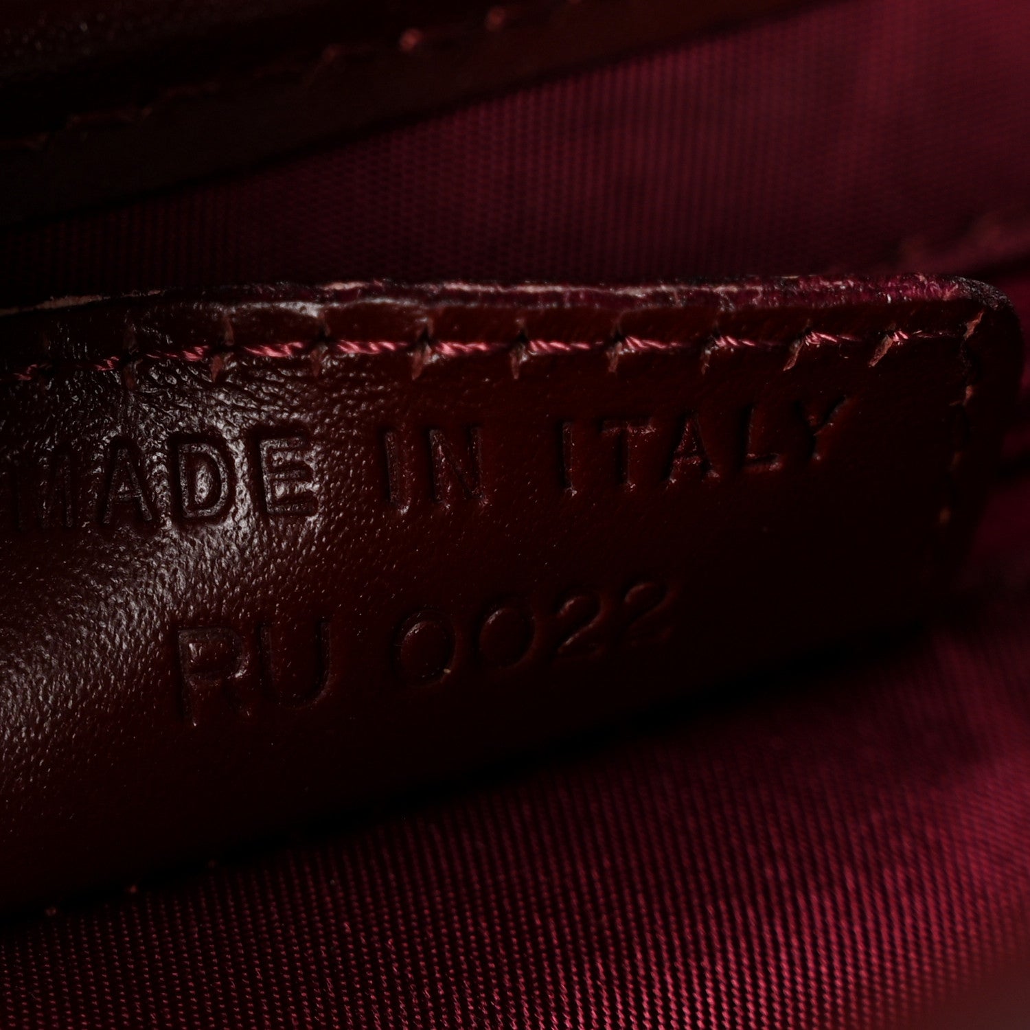 Christian Dior Monogram Saddle Bag Burgundy 6 of 12