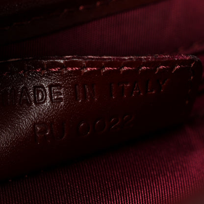 Christian Dior Monogram Saddle Bag Burgundy 6 of 12