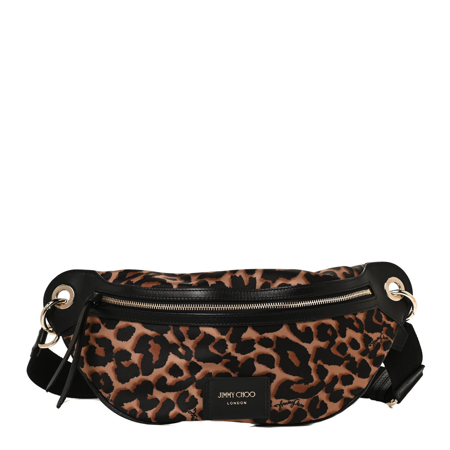 Nylon Leopard Candice Belt Bag