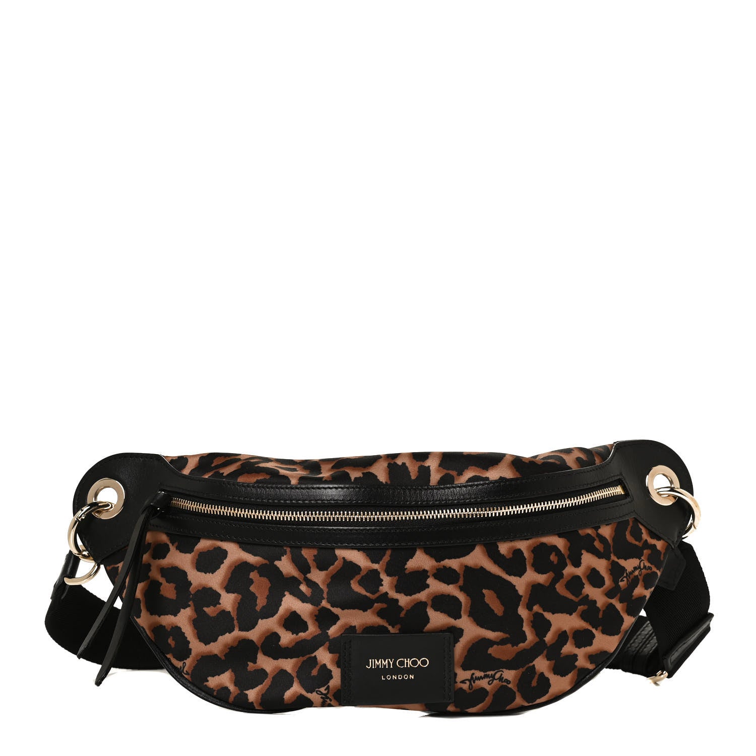 Jimmy Choo Nylon Leopard Candice Belt Bag 1 of 12