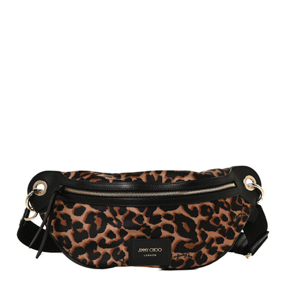Jimmy Choo Nylon Leopard Candice Belt Bag 1 of 12