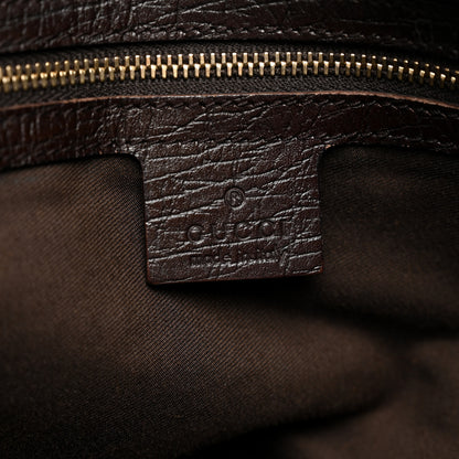 Gucci Monogram Medium Jolicoeur Tote Dark Brown 6 of 11