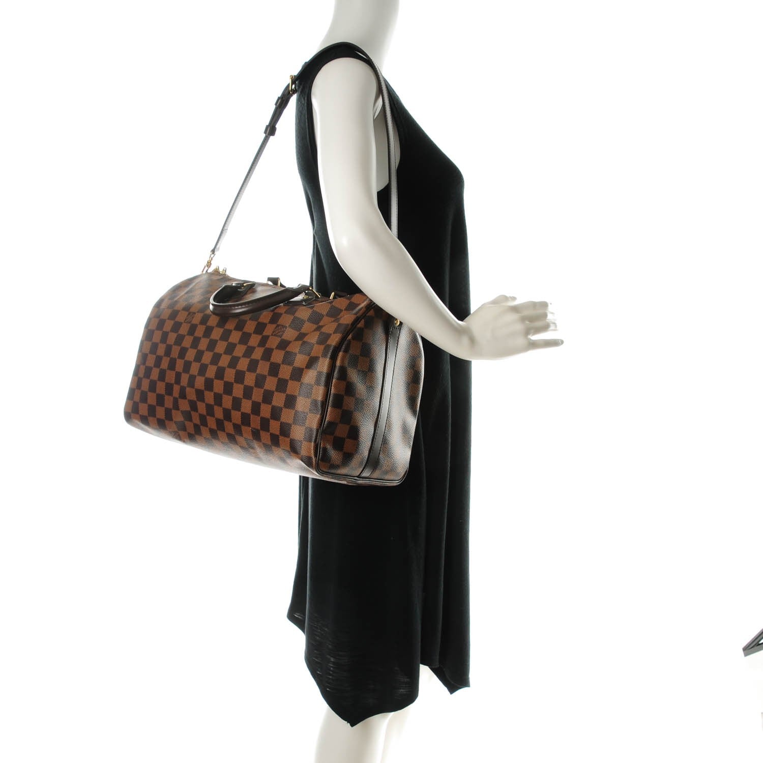 Louis Vuitton Damier Ebene Speedy Bandouliere 35 2 of 7