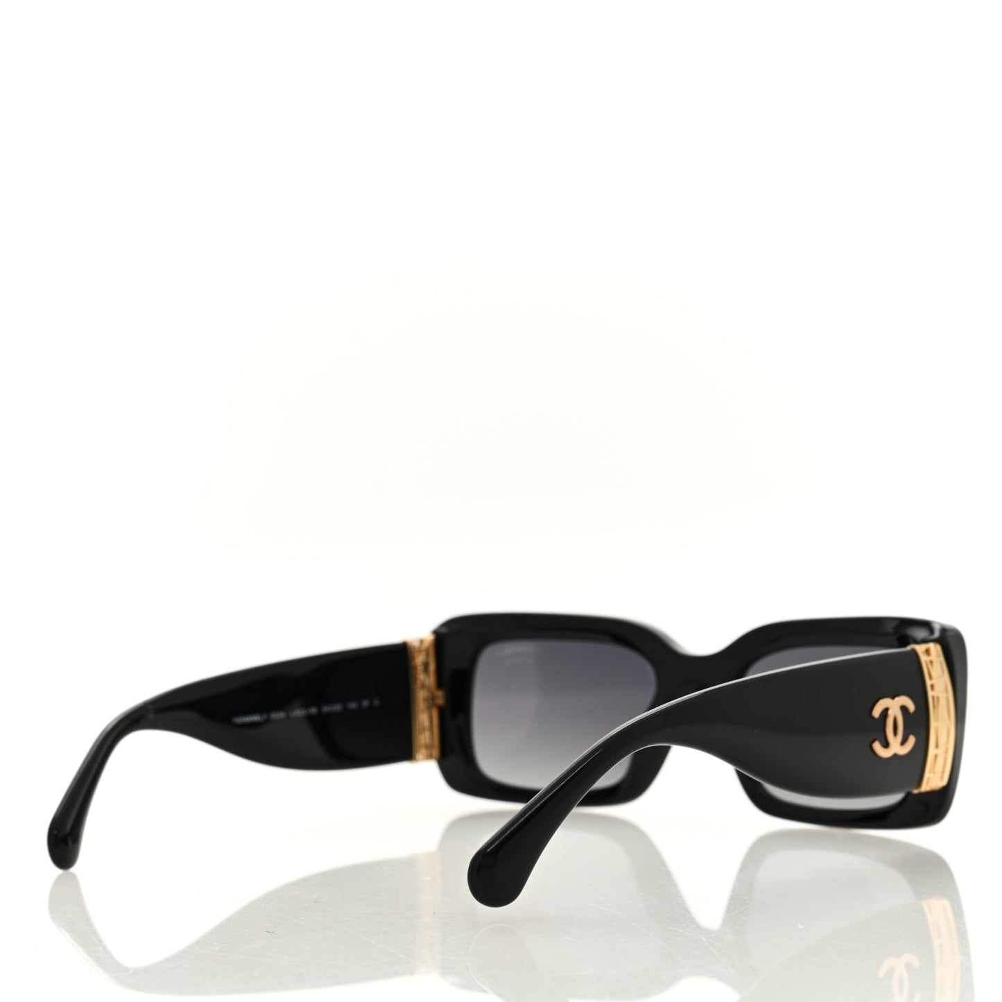 Acetate Rectangle Sunglasses 5534 Black