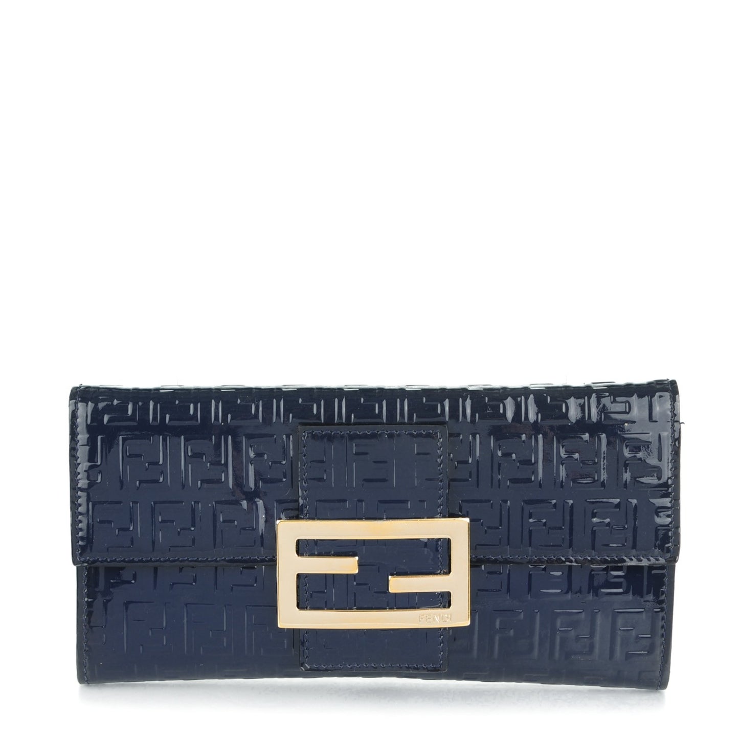 Patent Zucchino Continental Wallet Navy