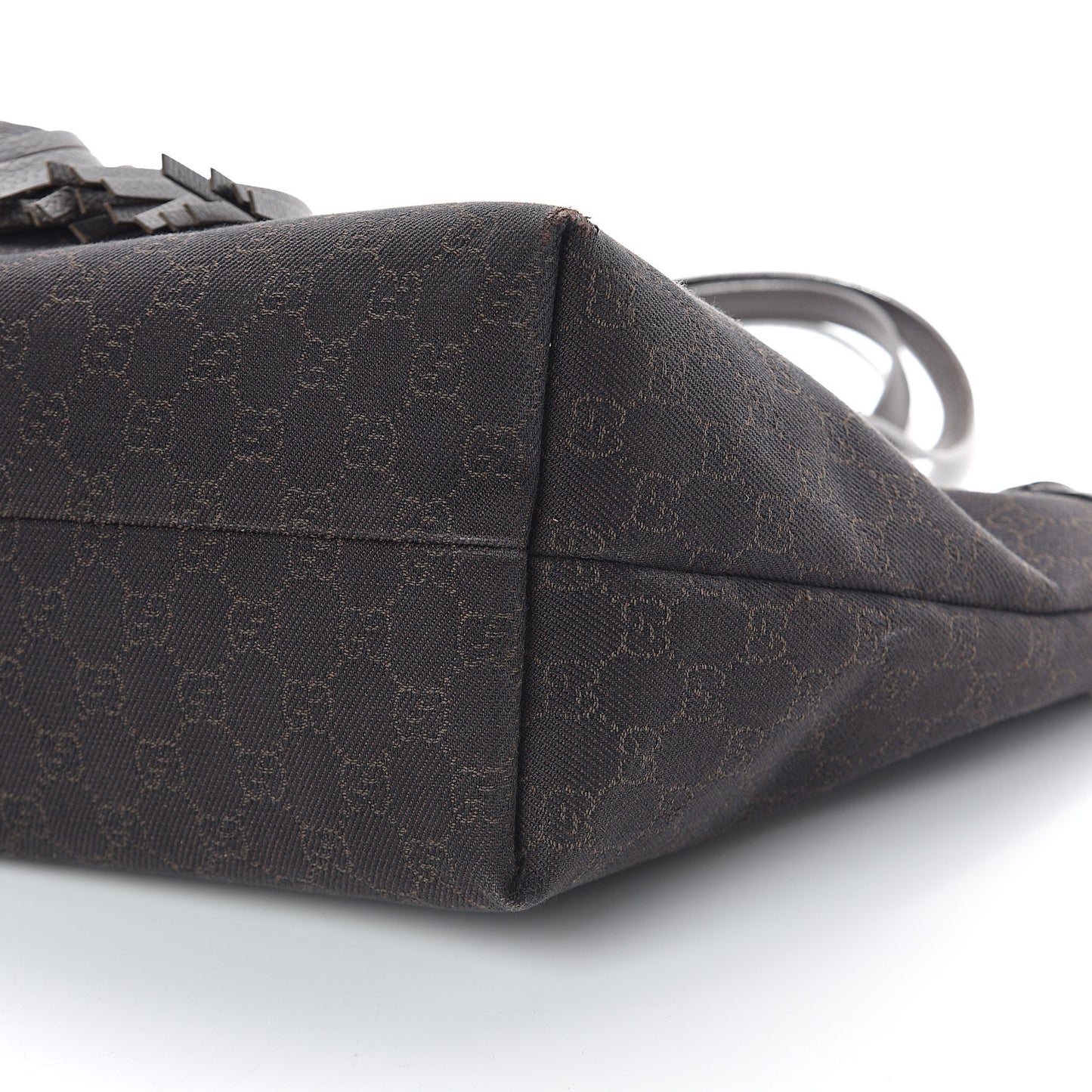 Monogram Peggy Braided Tote Black