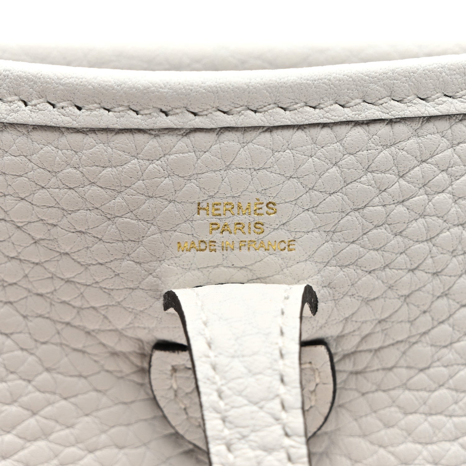 Hermes Taurillon Clemence Amazone Evelyne TPM New White 6 of 10