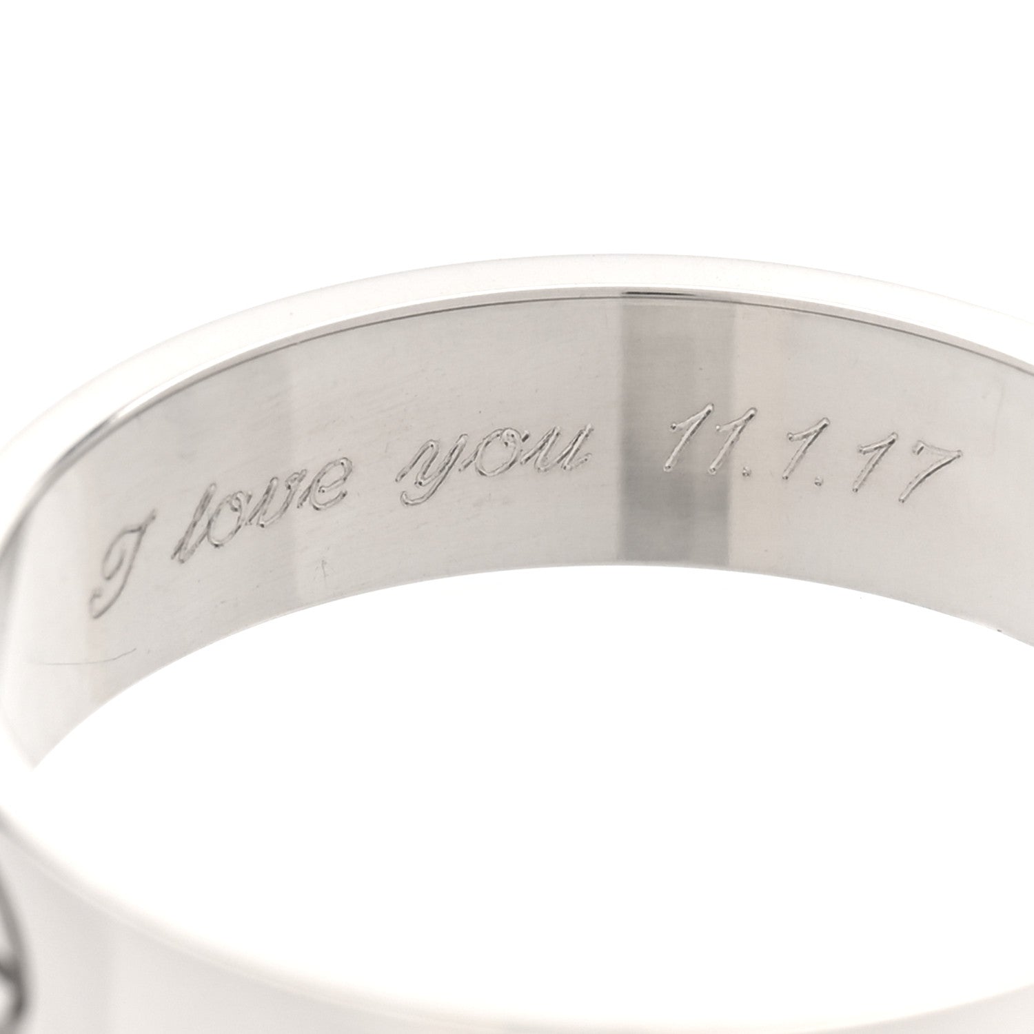 Cartier Platinum 5.5mm LOVE Ring 64 10.75 5 of 6