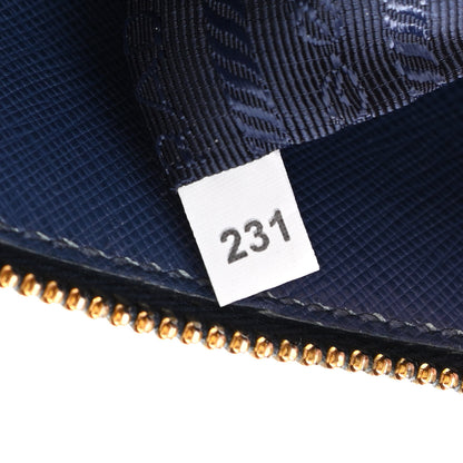 Prada Saffiano Lux Medium Promenade Tote Bluette 7 of 13