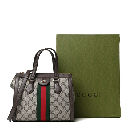 Gucci GG Supreme Monogram Small Ophidia Tote Bag Brown 12 of 12